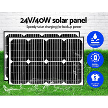 Load image into Gallery viewer, LockMaster 40W Swing Gate Opener Auto Solar Power 600KG
