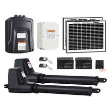Load image into Gallery viewer, LockMaster Swing Gate Opener Auto 20W Solar Power Electric Remote Control 1000KG
