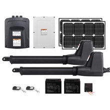 Load image into Gallery viewer, LockMaster Swing Gate Opener Auto 40W Solar Power Electric Remote Control 1000KG
