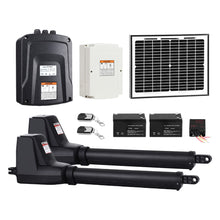 Load image into Gallery viewer, LockMaster Swing Gate Opener Auto Solar Power Electric Kit Remote Control 1000KG
