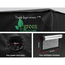 Load image into Gallery viewer, Greenfingers Grow Tent 240x120x200CM Hydroponics Kit Indoor Plant Room Black
