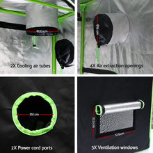 Load image into Gallery viewer, Greenfingers Grow Tent 90x90x180CM Hydroponics Kit Indoor Plant Room System
