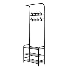 Load image into Gallery viewer, Clothes Rack Coat Stand - Metal Black
