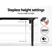 Load image into Gallery viewer, Motorised Adjustable Desk Frame Black
