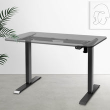 Load image into Gallery viewer, Motorised Adjustable Desk Frame Black
