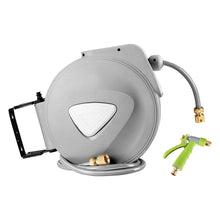 Load image into Gallery viewer, Water Hose Reel 20M Retractable Auto Rewind Garden Brass Spray Gun
