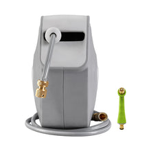 Load image into Gallery viewer, Water Hose Reel 30M Retractable Garden Auto Rewind Brass Spray Gun
