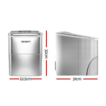 Load image into Gallery viewer, 2L Portable Ice Cube Maker - Silver

