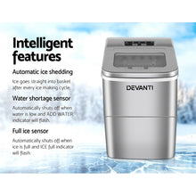 Load image into Gallery viewer, 2L Portable Ice Cube Maker - Silver
