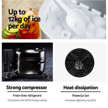 Load image into Gallery viewer, 2L Portable Ice Cube Maker - Silver

