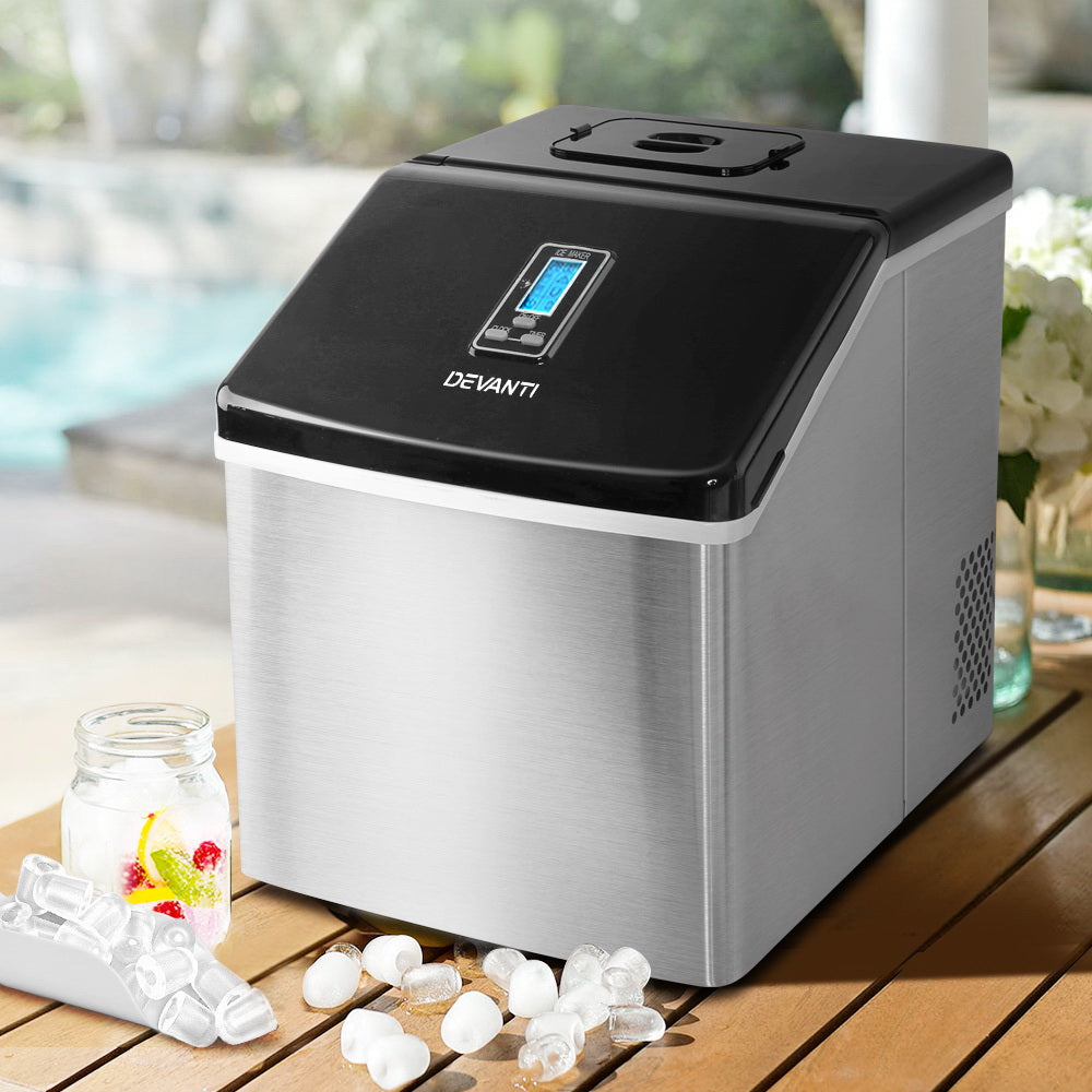 3.2L Portable Commercial Stainless Steel Ice Cube Maker