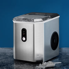 Load image into Gallery viewer, Devanti Portable Ice Maker Machine Ice Cube 12kg Bar Countertop Stainless Steel

