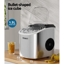 Load image into Gallery viewer, Devanti 12kg Ice Maker Machine w/Self Cleaning Portable Ice Cube Tray 2L White
