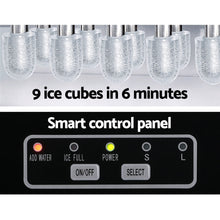 Load image into Gallery viewer, Devanti 12kg Ice Maker Machine w/Self Cleaning Portable Ice Cube Tray 2L White
