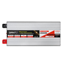 Load image into Gallery viewer, Giantz Power Inverter 12V to 240V 2500W/5000W Pure Sine Wave Camping Car Boat
