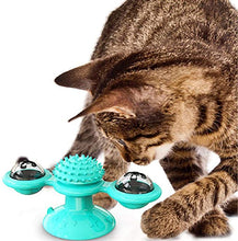 Load image into Gallery viewer, Interactive Portable Cat Massage Catnip / Scratcher / Windmill
