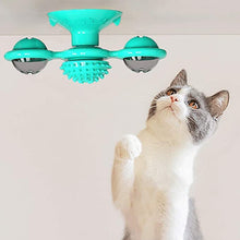 Load image into Gallery viewer, Interactive Portable Cat Massage Catnip / Scratcher / Windmill
