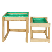 Load image into Gallery viewer, Keezi Kids Sandpit Sand and Water Wooden Table with Cover Outdoor Sand Pit Toys
