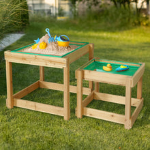 Load image into Gallery viewer, Keezi Kids Sandpit Sand and Water Wooden Table with Cover Outdoor Sand Pit Toys
