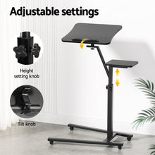 Load image into Gallery viewer, Artiss Laptop Desk Computer Table Height Adjustable Tiltable Mouse Board Black
