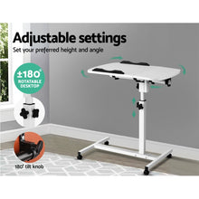 Load image into Gallery viewer, Artiss Laptop Table Desk Adjustable Stand - White
