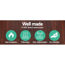 Load image into Gallery viewer, Artiss Floor Lamp 3 Tier Shelf Storage LED Light Stand Home Room Pattern Brown
