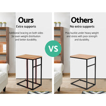 Load image into Gallery viewer, Artiss Coffee Table Side Table Walnut Anika
