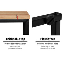 Load image into Gallery viewer, Artiss Coffee Table Side Table Walnut Anika
