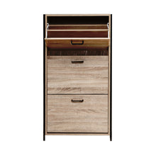 Load image into Gallery viewer, 24 Pairs Metal Frame Shoe Cabinet
