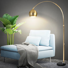 Load image into Gallery viewer, Modern Free Standing Height Adjustable Marble Base LED Floor Lamp
