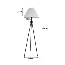Load image into Gallery viewer, Modern Free Standing Classic Linen Fabric LED Floor Lamp

