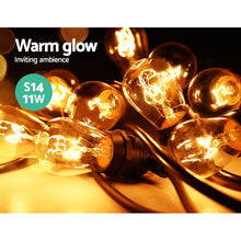 Load image into Gallery viewer, Jingle Jollys 20m LED Festoon String Lights Outdoor Christmas Wedding Waterproof
