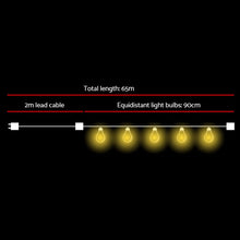 Load image into Gallery viewer, Jingle Jollys 65m LED Festoon String Lights Outdoor Christmas Wedding Waterproof
