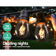 Load image into Gallery viewer, Jingle Jollys 65m LED Festoon String Lights Outdoor Christmas Wedding Waterproof
