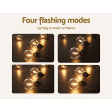 Load image into Gallery viewer, Jingle Jollys 17m Solar Festoon Lights Outdoor LED String Light Xmas Party 2pcs
