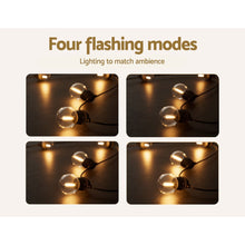 Load image into Gallery viewer, Jingle Jollys 17m Solar Festoon Lights Outdoor LED String Light Christmas 2 Pack

