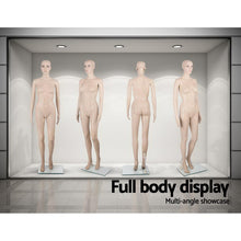 Load image into Gallery viewer, 175cm Tall Full Body Female Mannequin - Skin Coloured
