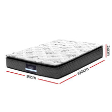 Load image into Gallery viewer, Pillow Top Foam Mattress - Single Size 5.0/ Medium Firmness
