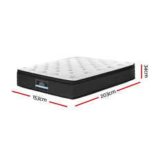 Load image into Gallery viewer, Giselle Bedding Eve Euro Top Pocket Spring Mattress 34cm Thick – Queen
