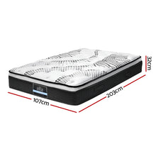 Load image into Gallery viewer, Giselle Bedding Como Euro Top Pocket Spring Mattress 32cm Thick – King Single
