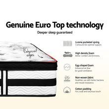 Load image into Gallery viewer, Giselle Bedding Algarve Euro Top Pocket Spring Mattress 34cm Thick – Double
