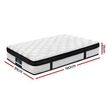 Load image into Gallery viewer, Giselle Bedding Devon Euro Top Pocket Spring Mattress 31cm Thick – Single
