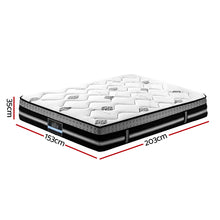 Load image into Gallery viewer, Giselle Bedding Galaxy Euro Top Cool Gel Pocket Spring Mattress 35cm Thick – Queen
