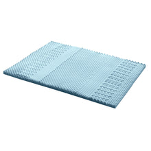 Load image into Gallery viewer, Giselle Bedding Cool Gel 7-zone Memory Foam Mattress Topper w/Bamboo Cover 5cm - Double
