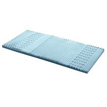 Load image into Gallery viewer, Giselle Bedding Cool Gel 7-zone Memory Foam Mattress Topper w/Bamboo Cover 5cm - Single
