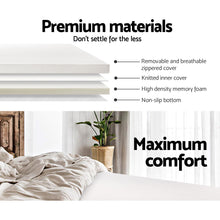 Load image into Gallery viewer, Giselle Bedding Memory Foam Mattress Topper w/Cover 8cm - Single
