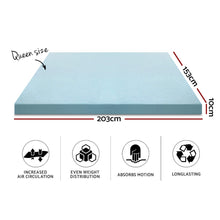 Load image into Gallery viewer, Giselle Bedding Cool Gel Memory Foam Mattress Topper w/Bamboo Cover 10cm - Queen
