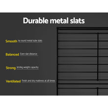 Load image into Gallery viewer, Metal Bed Frame King Size Mattress Base Platform Foundation Black Dane
