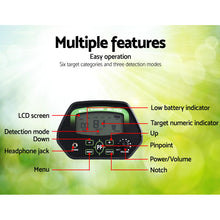 Load image into Gallery viewer, Metal Detector 220MM Deep Sensitive Waterproof Pinpointer Treasure Hunter Shovel
