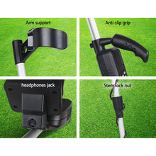 Load image into Gallery viewer, LCD Screen Metal Detector with Headphones - Black
